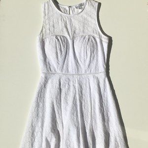 🔥White Lace Fit & Flare Tank Dress🔥